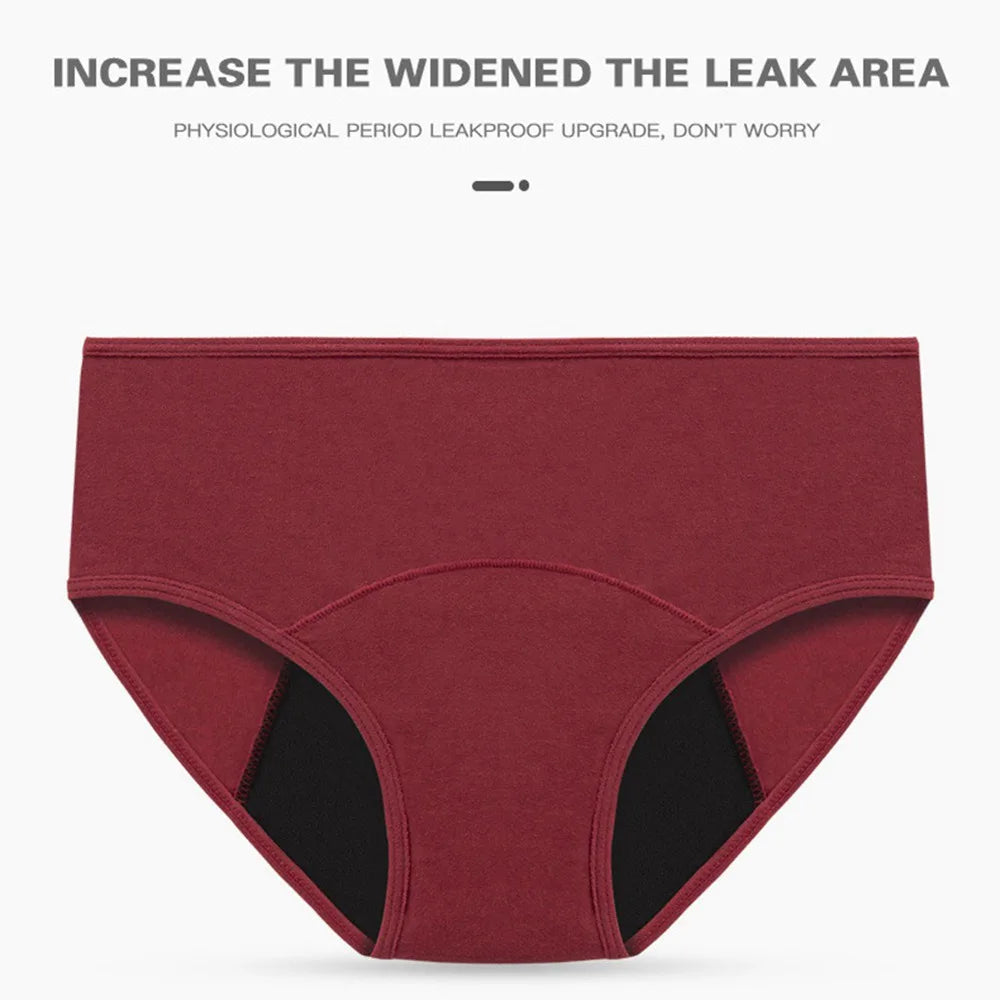 MoveX Women's Leak-Proof Cotton Period Underwear