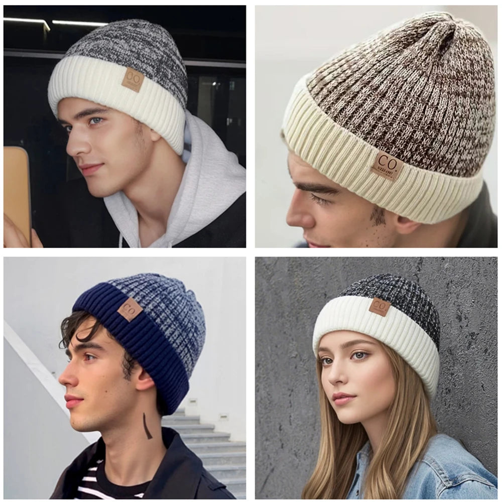 MoveX Two-Tone Fleece-Lined Beanie