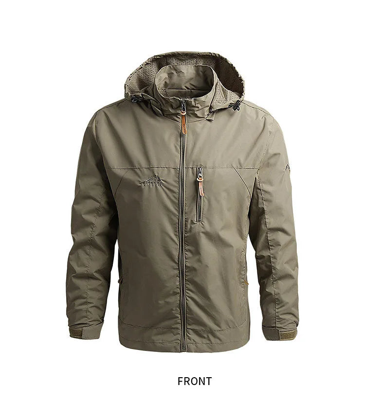MoveX Hooded Military Field Jacket