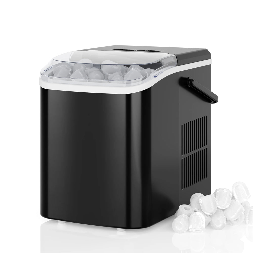 Portable Countertop Ice Maker – 9 Bullet Cubes in 6 Min, Self-Cleaning