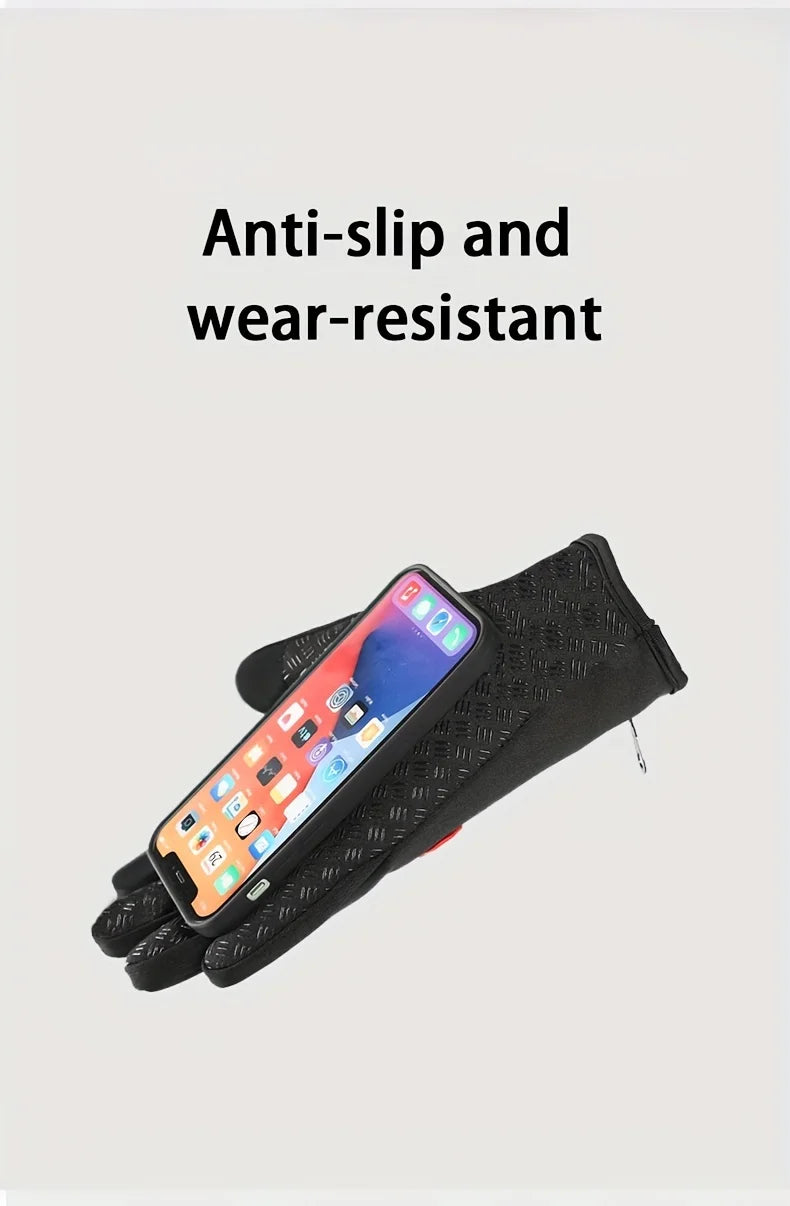 Touchscreen Winter Gloves – Windproof & Non-Slip