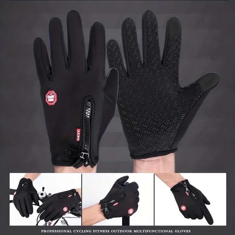 Touchscreen Winter Gloves – Windproof & Non-Slip