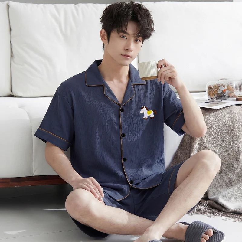 MoveX Men's Soft Lounge Pajama Set