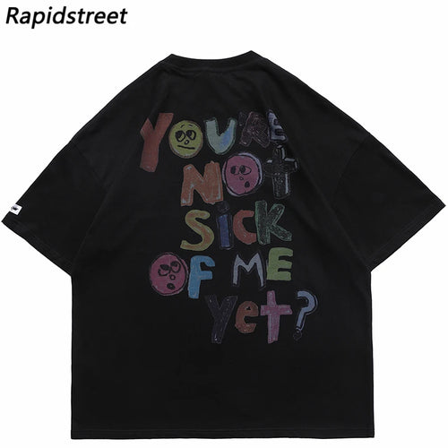 MoveX Harajuku Oversized Graphic Heavyweight Tee