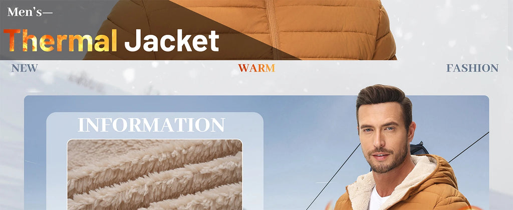 MoveX Sherpa-Lined Hooded Puffer Jacket