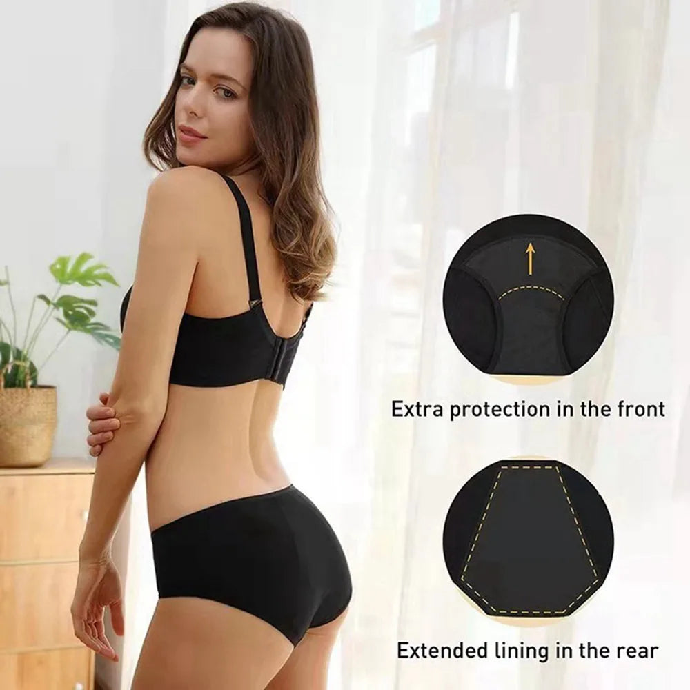 MoveX Women's Leak-Proof Cotton Period Underwear