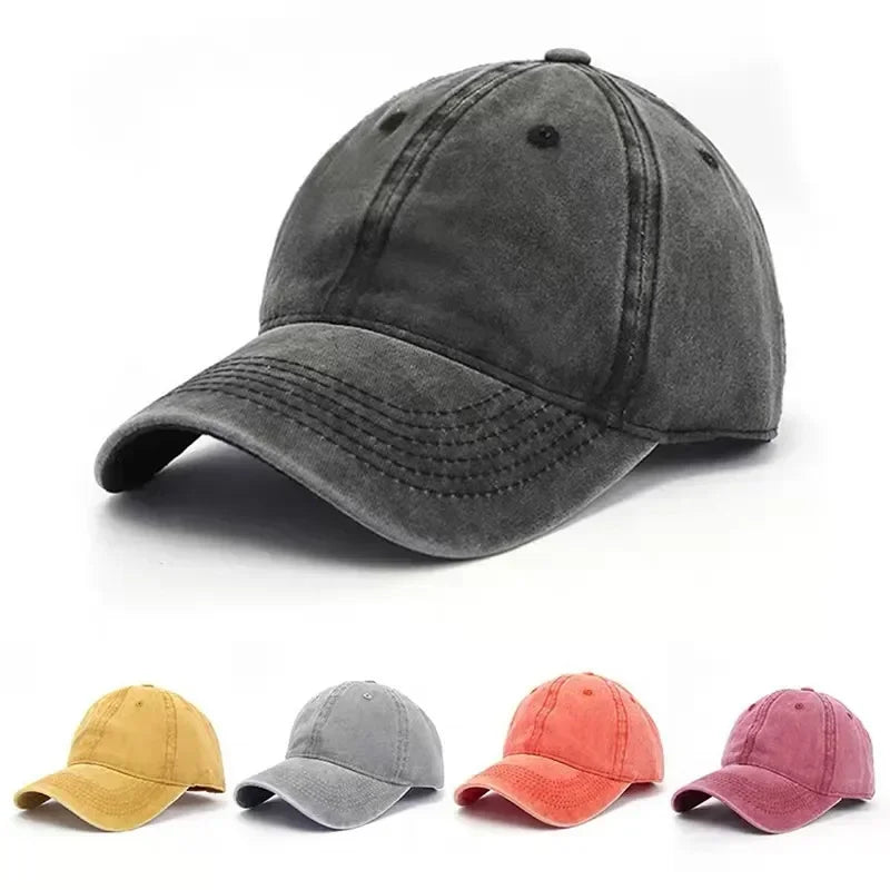 MoveX Washed Denim Baseball Cap