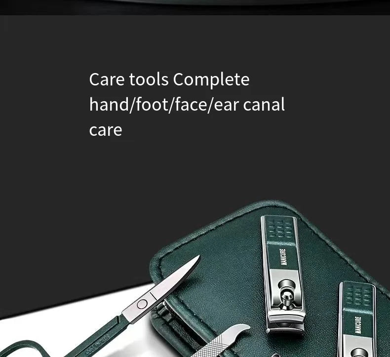 6-Piece Stainless Steel Nail Clipper & Manicure Set