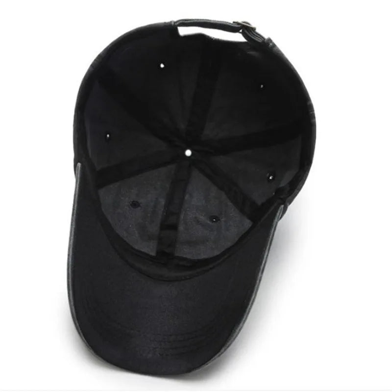 MoveX Washed Denim Baseball Cap