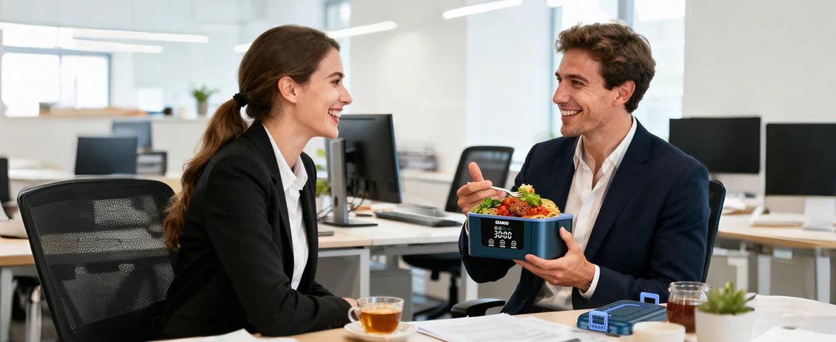 Cordless Self-Heating Electric Lunch Box – 1.4L, Rechargeable