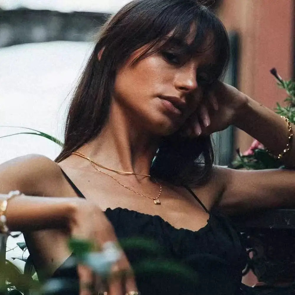 MoveX Minimal Box Chain Necklace