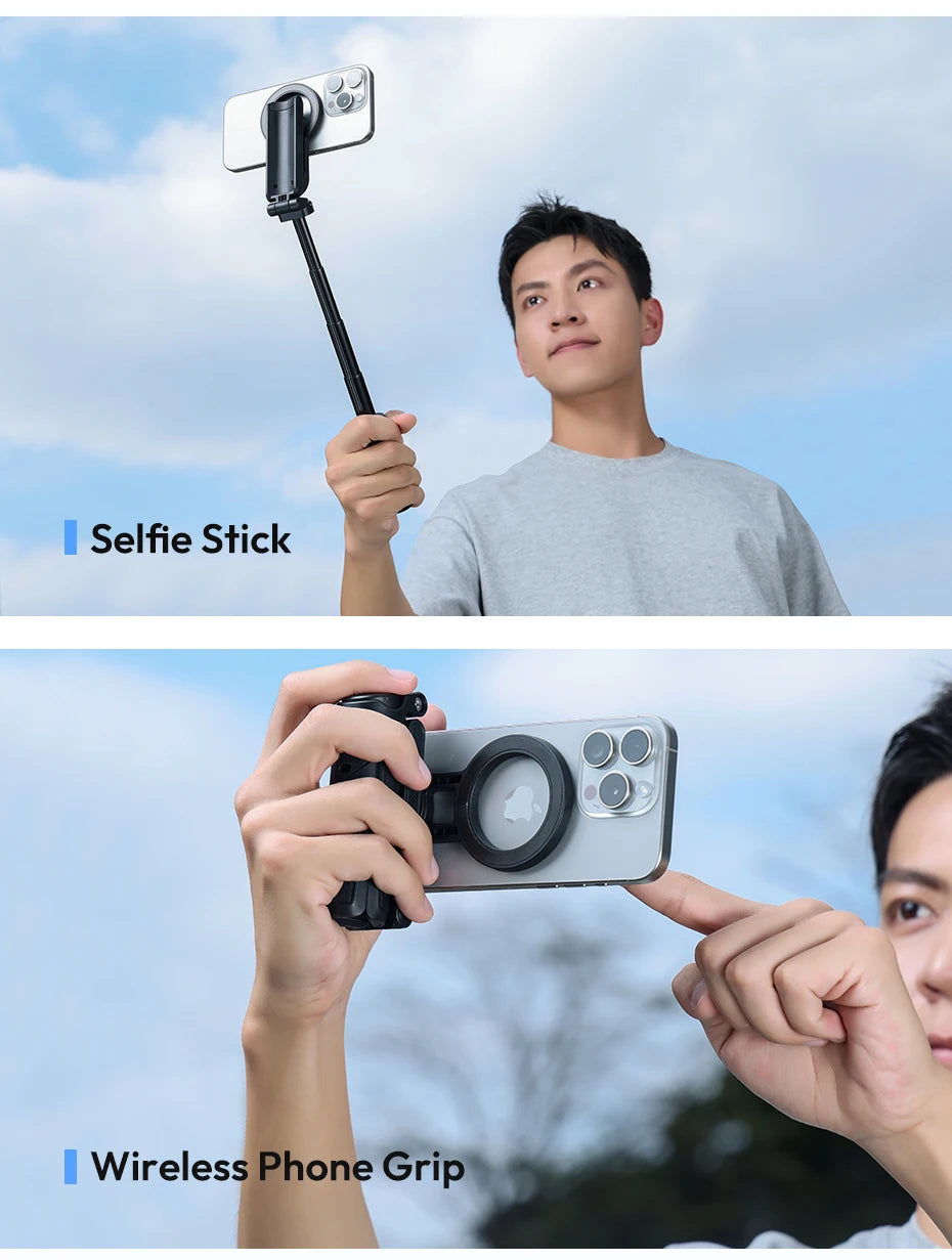 Ulanzi JJ03 Magnetic Phone Tripod & Selfie Stick with Remote