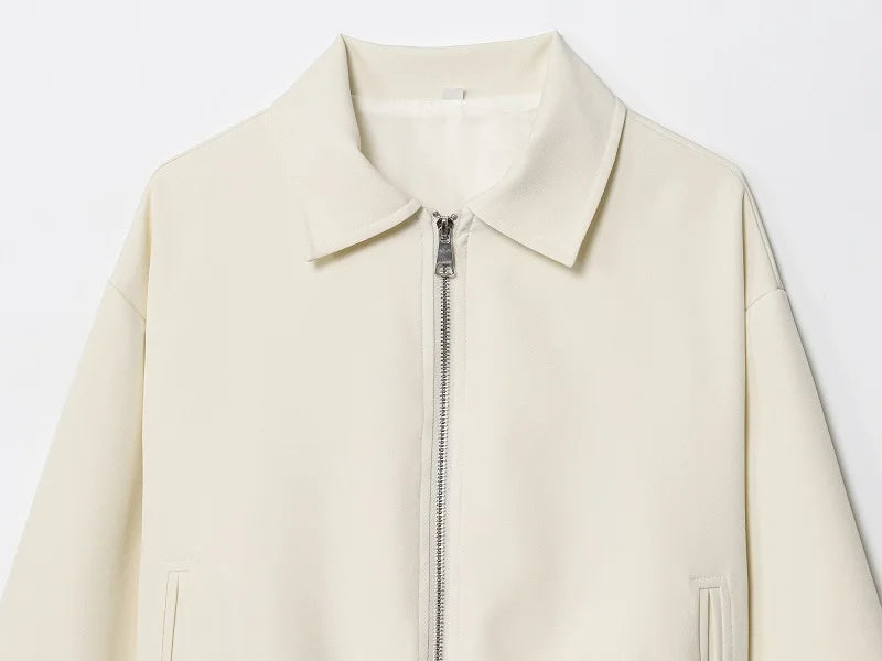 MoveX Women's Cropped Puffer Bomber Jacket