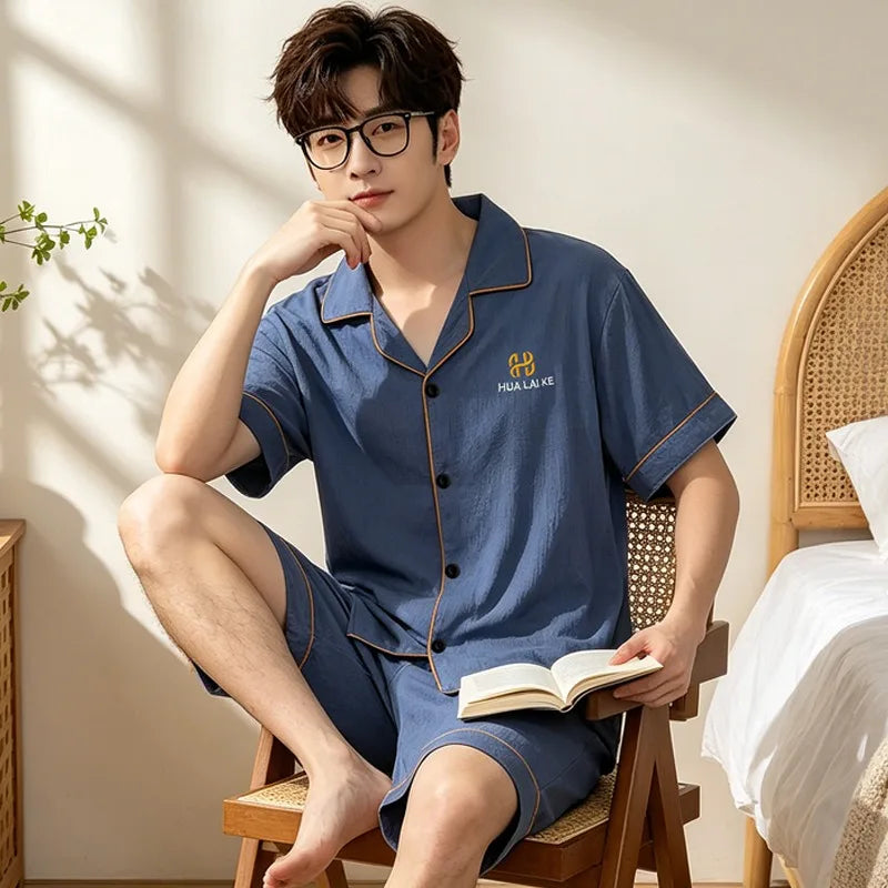 MoveX Men's Soft Lounge Pajama Set