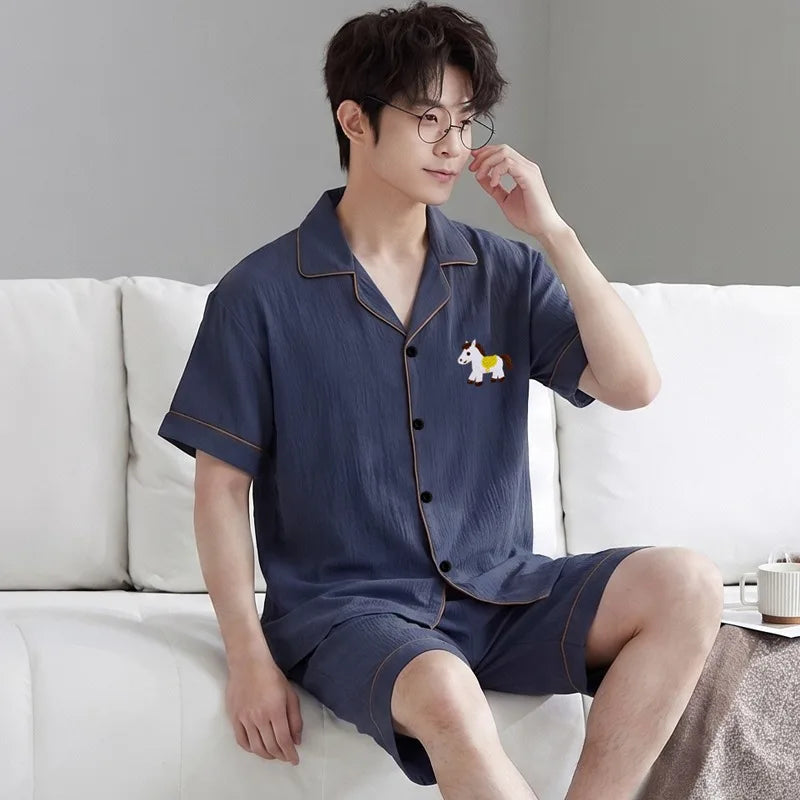 MoveX Men's Soft Lounge Pajama Set