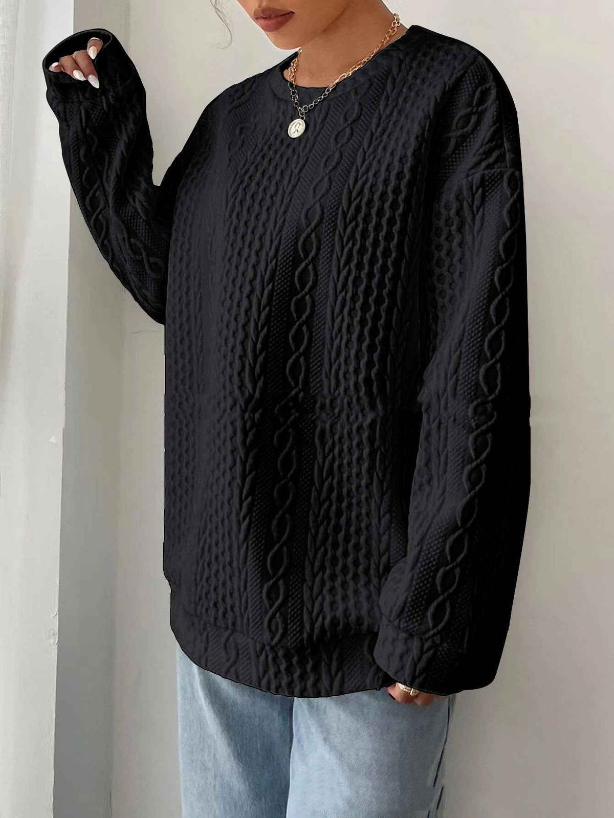 Women's Cable Knit Sweater