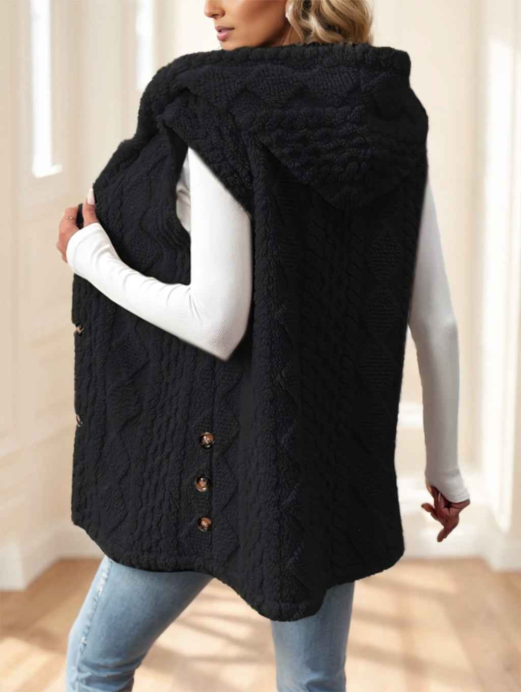 Women's Cable Knit Sweater Vest