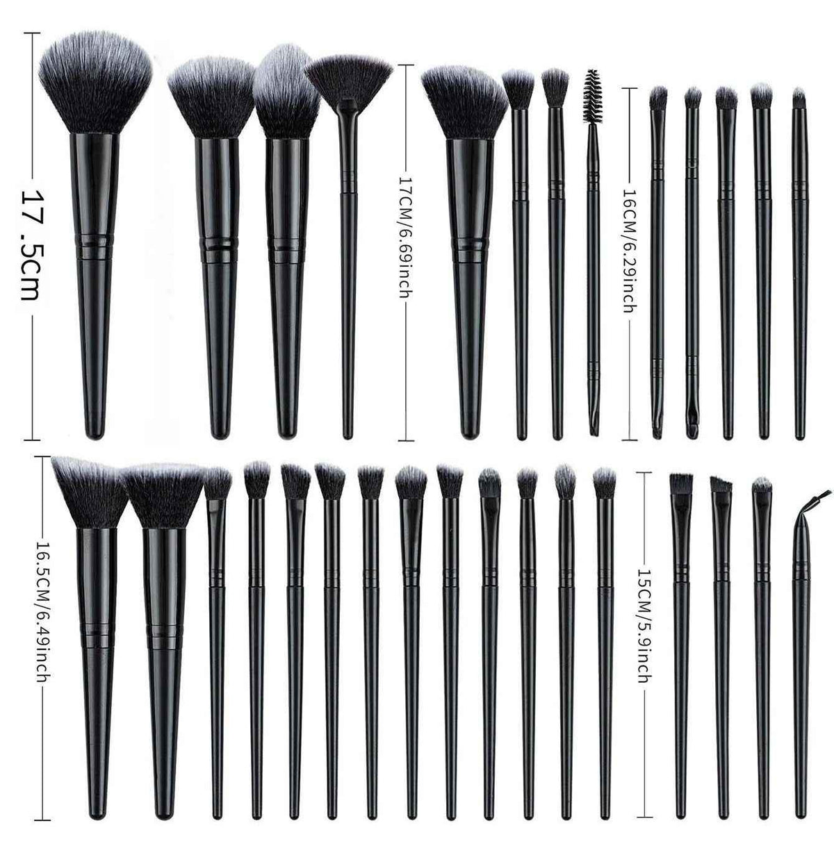 25-Piece Makeup Brush Set