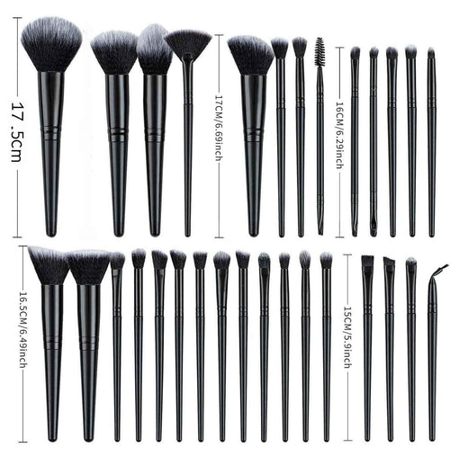 25-Piece Makeup Brush Set