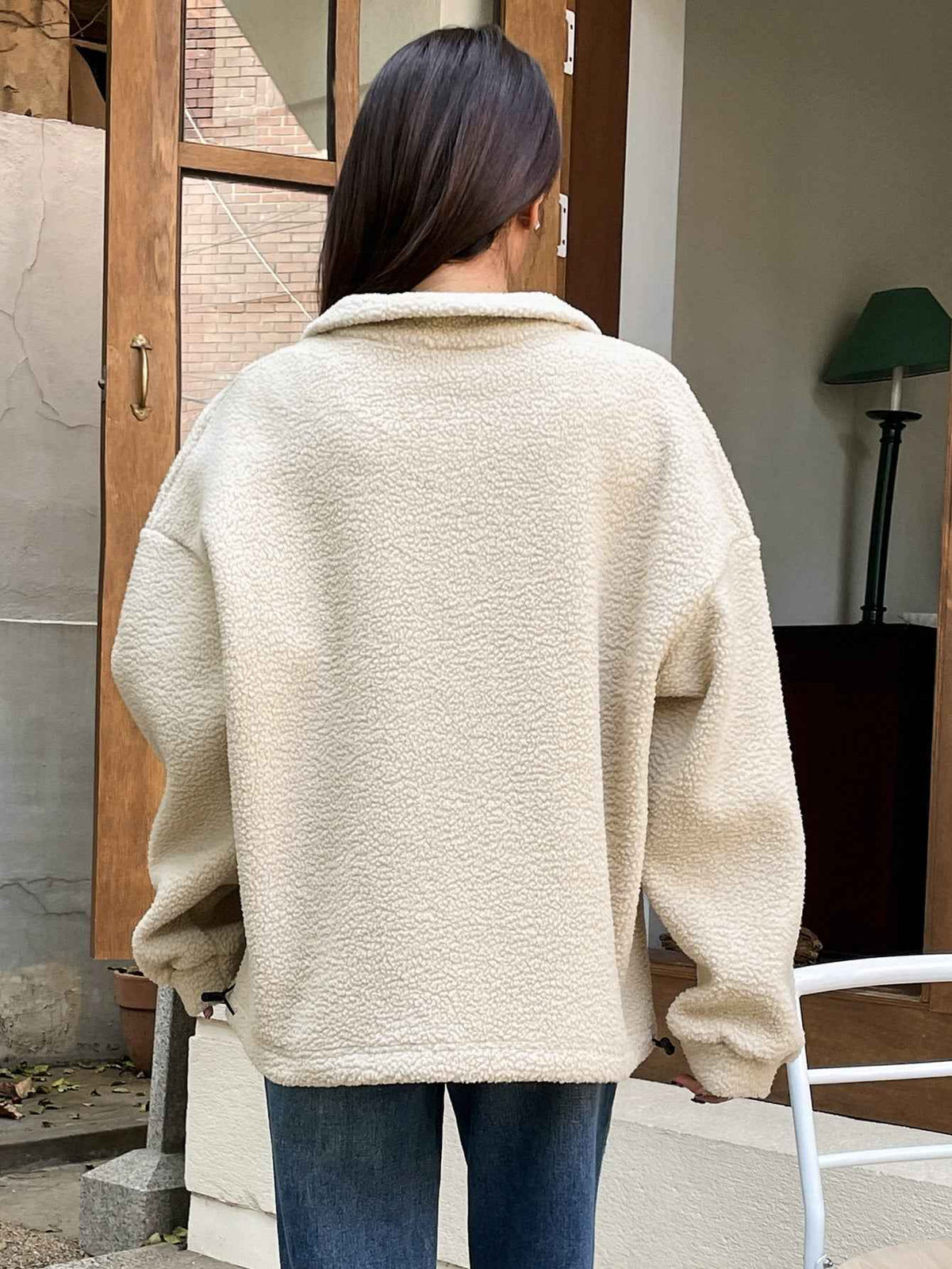 Women's Half Zip Fleece Sweatshirt