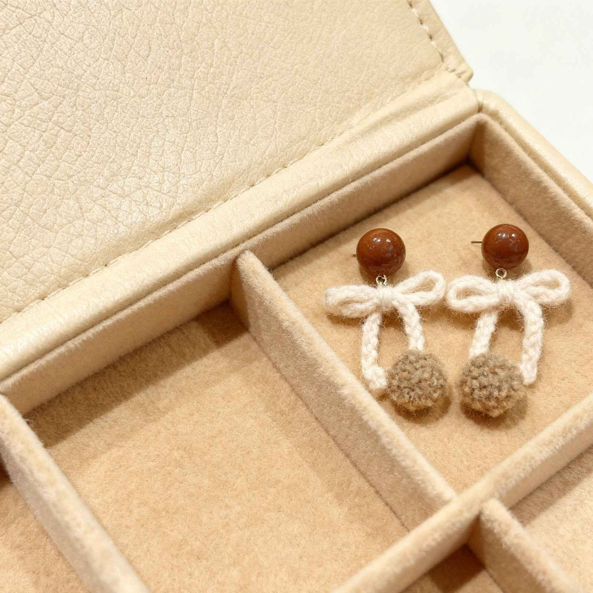 Bow Pearl Drop Earrings