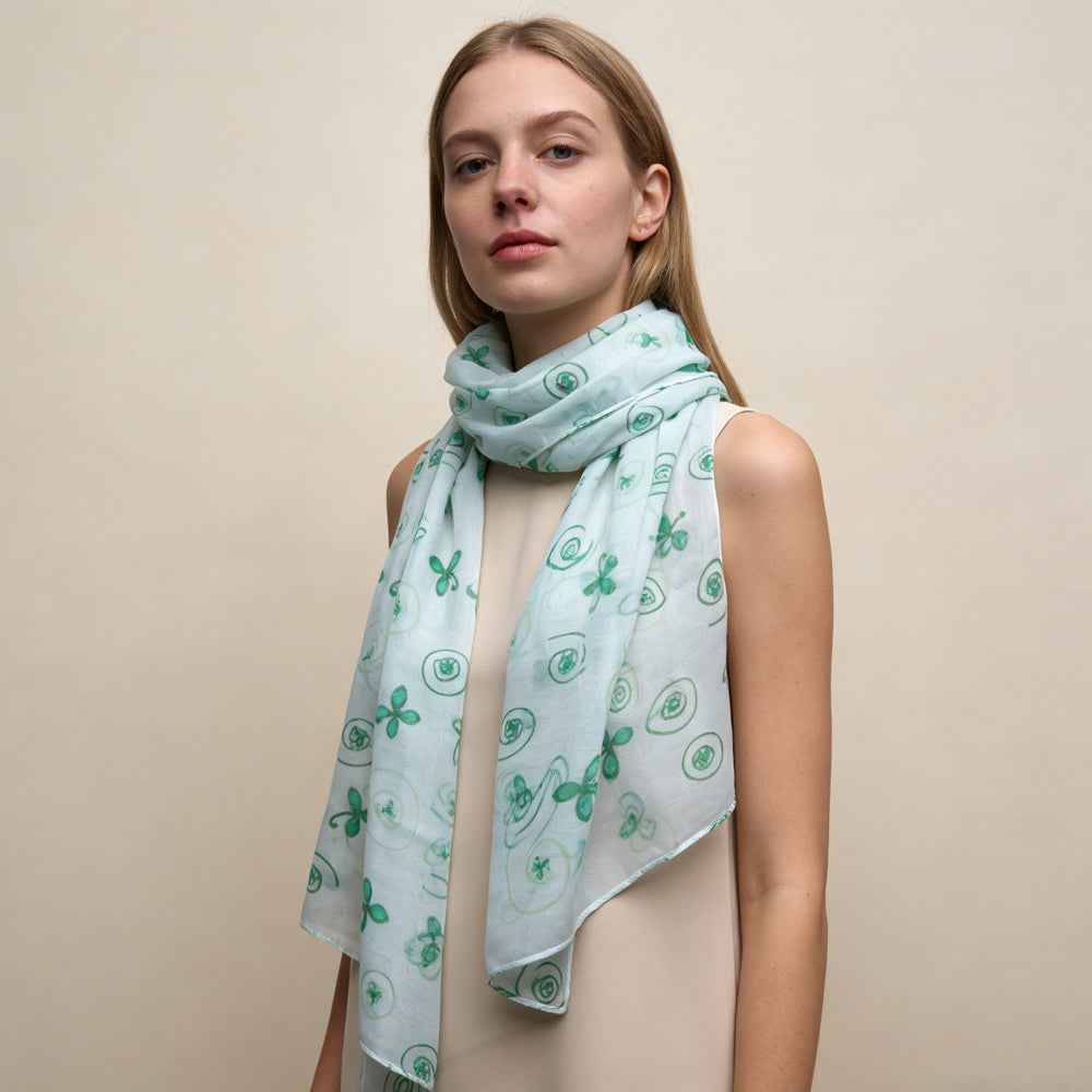 Women's Floral Print Scarf